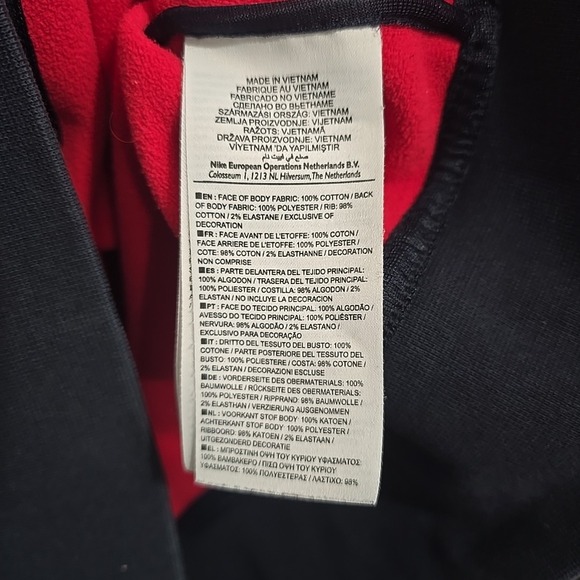 Nike Arsenal FC Soccer Sport Full Zip Sweater Men's Size L Navy Blue Fading - Picture 5 of 9